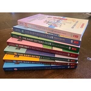 Set of 7 The Baby-Sitters Club 1-7 graphic novel books paperback #1 2 3 4 5 6 7